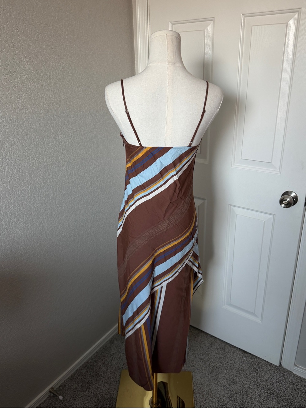 A.L.C. Lauren Dress, featuring a variegated striped pattern - Picture 4 of 5
